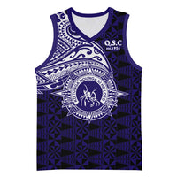 Tonga Queen Salote College 100th Years Basketball Jersey Est 1926 Tongan Ngatu Tapa - Polynesian Pride