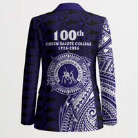 Tonga Queen Salote College 100th Years Blazer Est 1926 Tongan Ngatu Tapa - Polynesian Pride