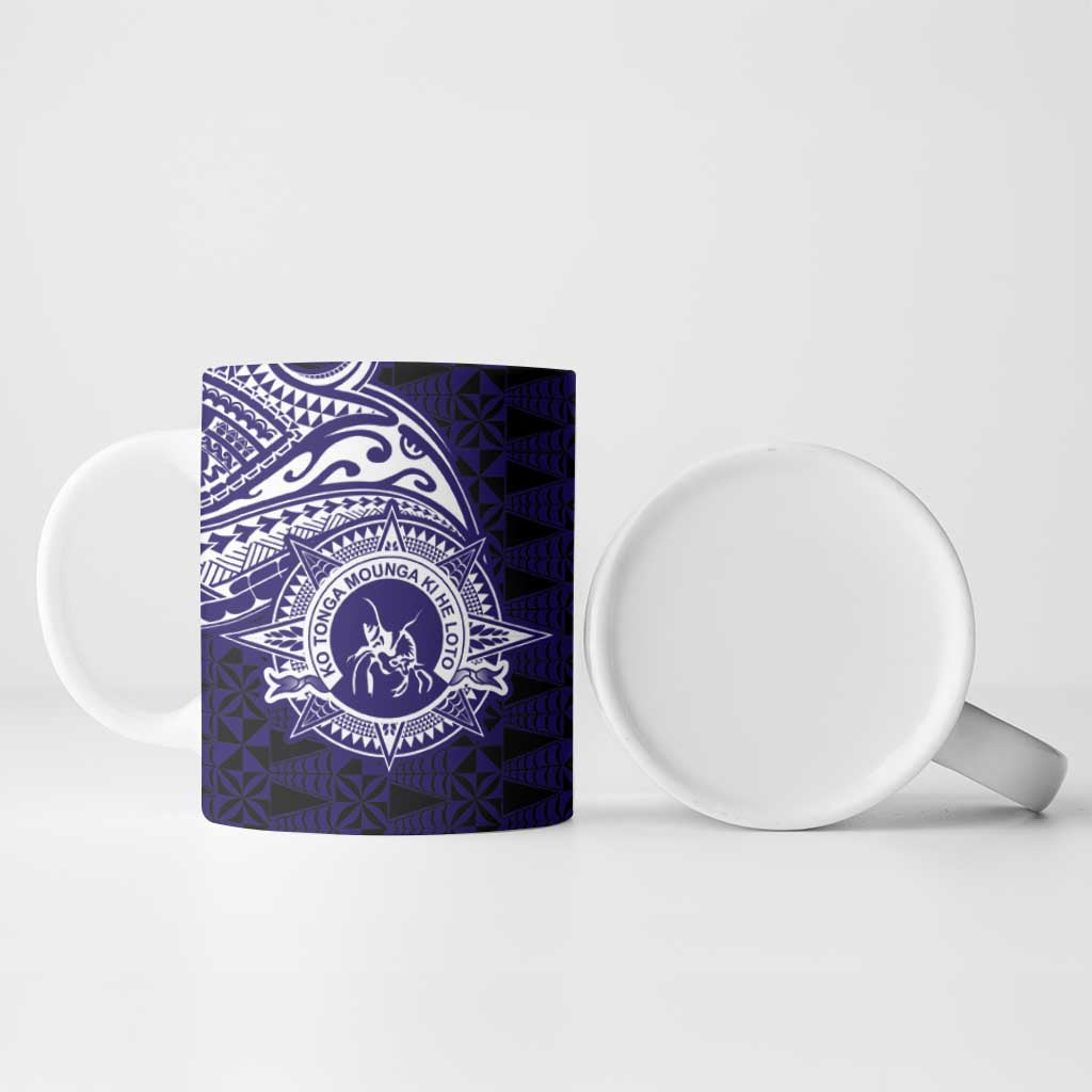 Tonga Queen Salote College 100th Years Ceramic Mug Est 1926 Tongan Ngatu Tapa - Polynesian Pride