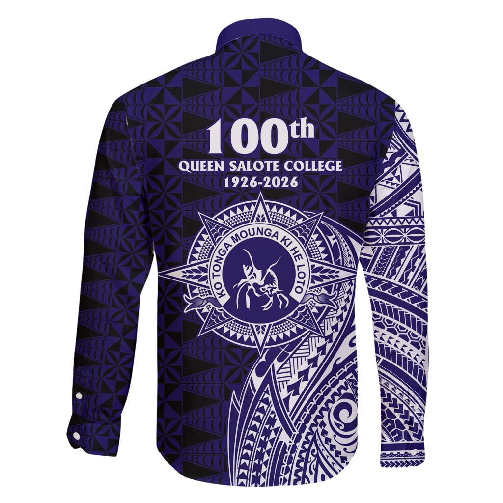 Tonga Queen Salote College 100th Years Family Matching Long Sleeve Bodycon Dress and Hawaiian Shirt Est 1926 Tongan Ngatu Tapa - Polynesian Pride