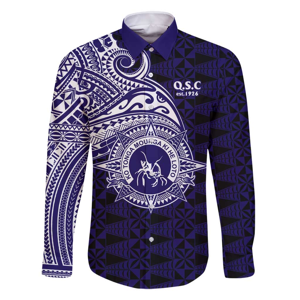 Tonga Queen Salote College 100th Years Family Matching Off Shoulder Maxi Dress and Hawaiian Shirt Est 1926 Tongan Ngatu Tapa - Polynesian Pride