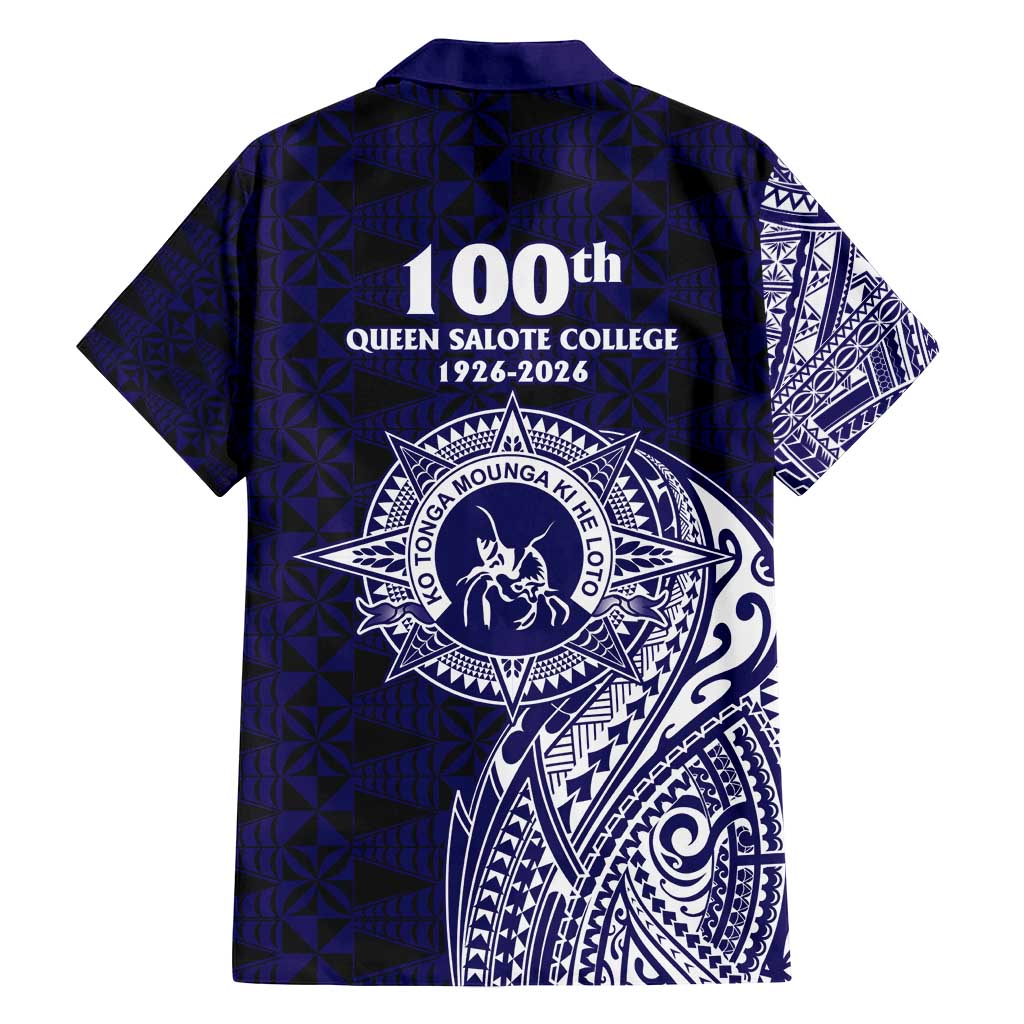 Tonga Queen Salote College 100th Years Family Matching Tank Maxi Dress and Hawaiian Shirt Est 1926 Tongan Ngatu Tapa - Polynesian Pride