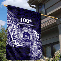 Tonga Queen Salote College 100th Years Garden Flag Est 1926 Tongan Ngatu Tapa - Polynesian Pride
