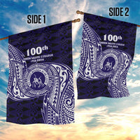 Tonga Queen Salote College 100th Years Garden Flag Est 1926 Tongan Ngatu Tapa - Polynesian Pride