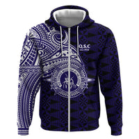 Tonga Queen Salote College 100th Years Hoodie Est 1926 Tongan Ngatu Tapa - Polynesian Pride
