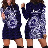 Tonga Queen Salote College 100th Years Hoodie Dress Est 1926 Tongan Ngatu Tapa - Polynesian Pride