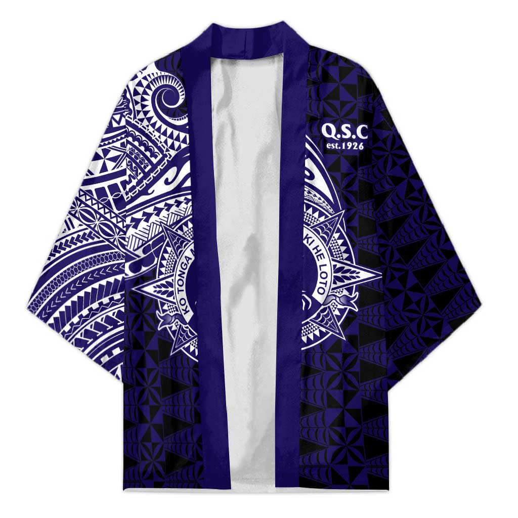 Tonga Queen Salote College 100th Years Kimono Est 1926 Tongan Ngatu Tapa - Polynesian Pride