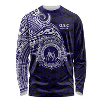 Tonga Queen Salote College 100th Years Long Sleeve Shirt Est 1926 Tongan Ngatu Tapa - Polynesian Pride