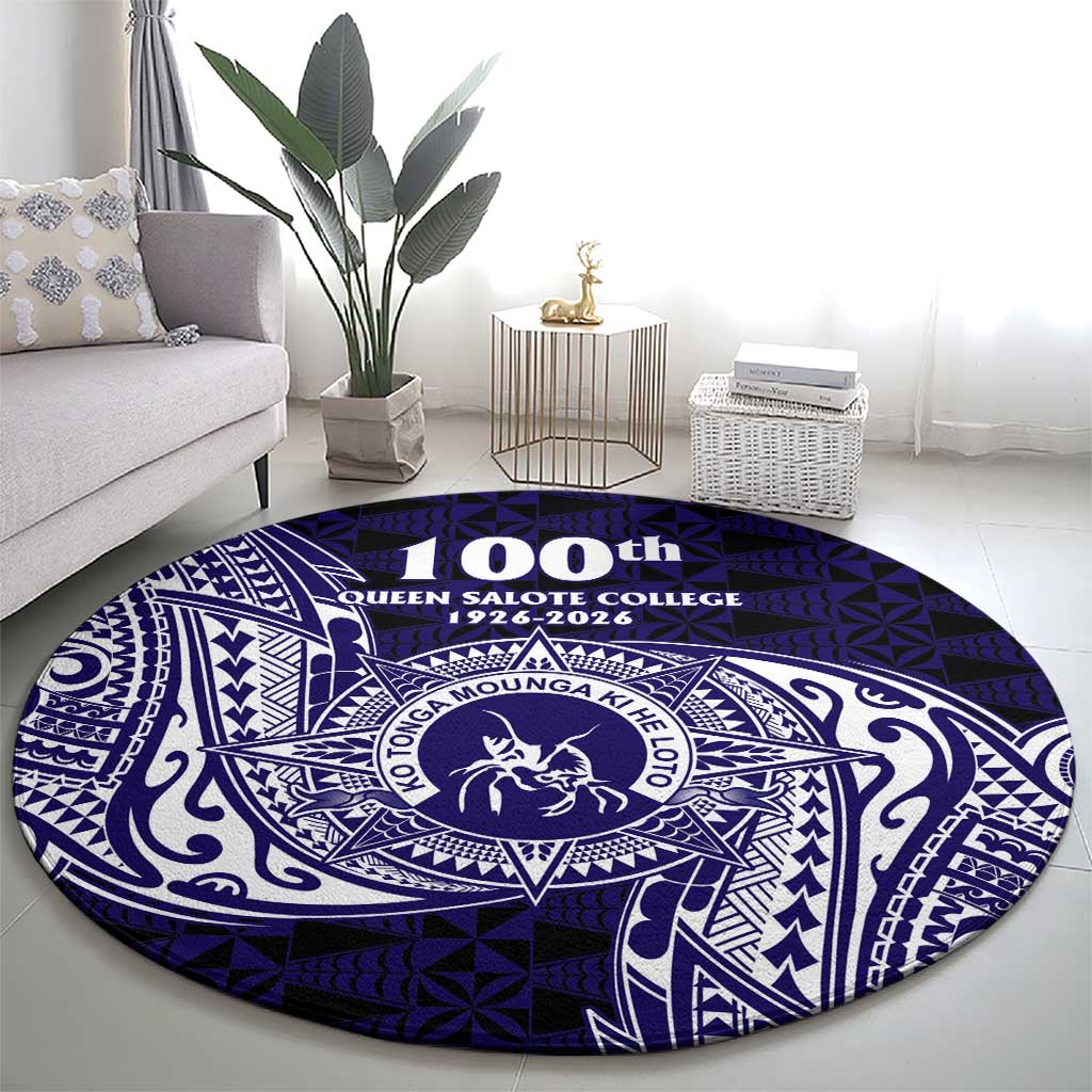 Tonga Queen Salote College 100th Years Round Carpet Est 1926 Tongan Ngatu Tapa - Polynesian Pride