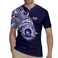 Tonga Queen Salote College 100th Years Rugby Jersey Est 1926 Tongan Ngatu Tapa - Polynesian Pride