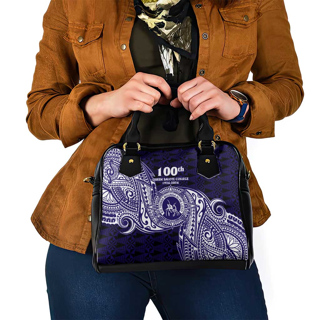 Tonga Queen Salote College 100th Years Shoulder Handbag Est 1926 Tongan Ngatu Tapa - Polynesian Pride