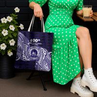 Tonga Queen Salote College 100th Years Tote Bag Est 1926 Tongan Ngatu Tapa - Polynesian Pride