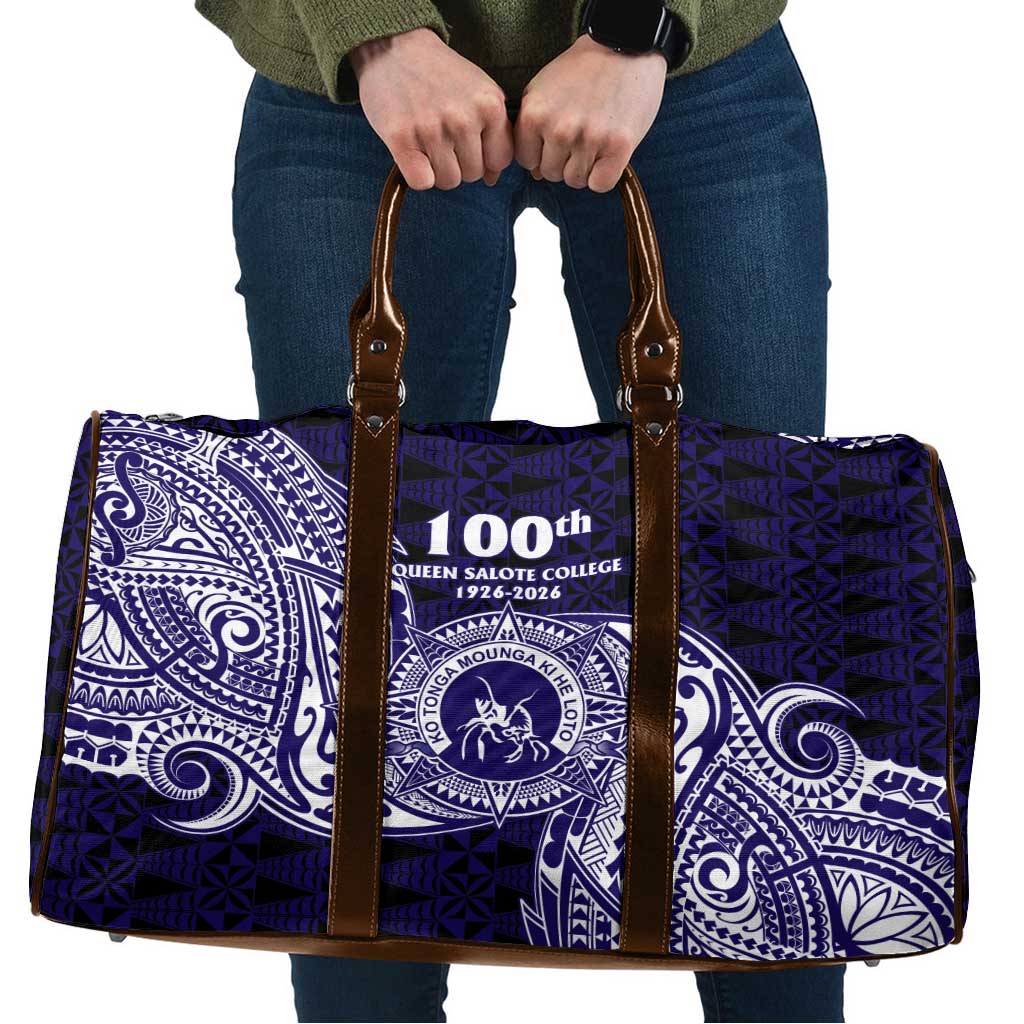 Tonga Queen Salote College 100th Years Travel Bag Est 1926 Tongan Ngatu Tapa - Polynesian Pride