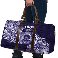 Tonga Queen Salote College 100th Years Travel Bag Est 1926 Tongan Ngatu Tapa - Polynesian Pride