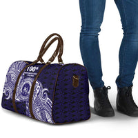 Tonga Queen Salote College 100th Years Travel Bag Est 1926 Tongan Ngatu Tapa - Polynesian Pride