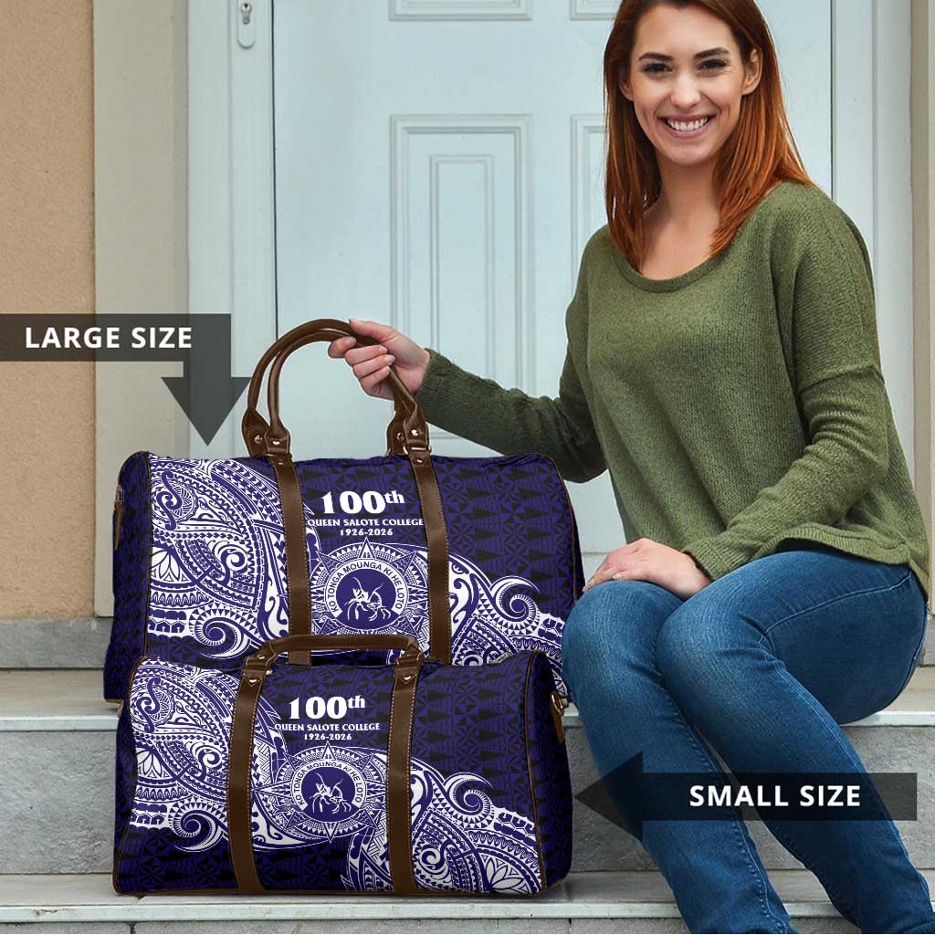 Tonga Queen Salote College 100th Years Travel Bag Est 1926 Tongan Ngatu Tapa - Polynesian Pride