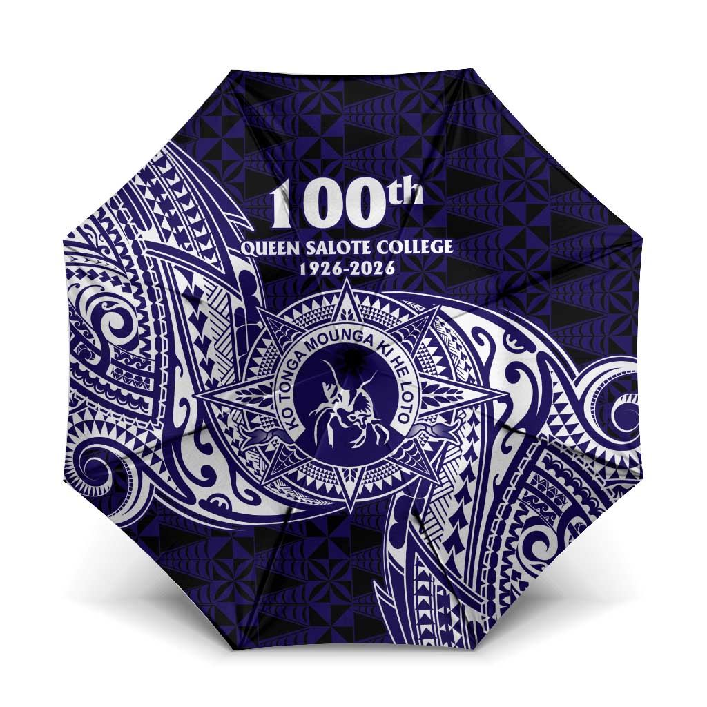 Tonga Queen Salote College 100th Years Umbrella Est 1926 Tongan Ngatu Tapa - Polynesian Pride