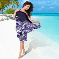 Tonga Queen Salote College 100th Years Sarong Blue Tonga Kupesi Uniquely Pacific Art - Polynesian Pride