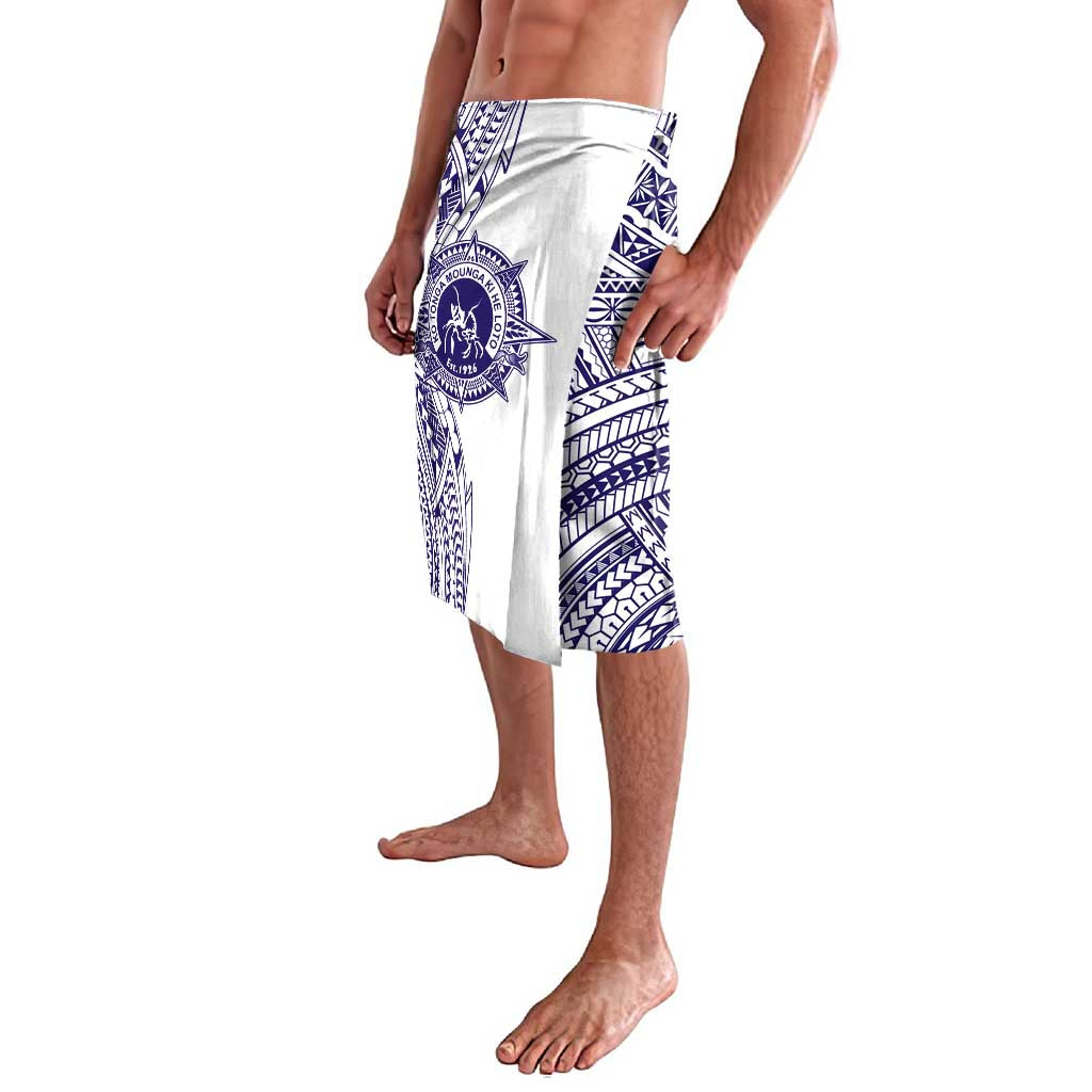 Tonga Queen Salote College 100th Years Lavalava White Tonga Kupesi Uniquely Pacific Art - Polynesian Pride