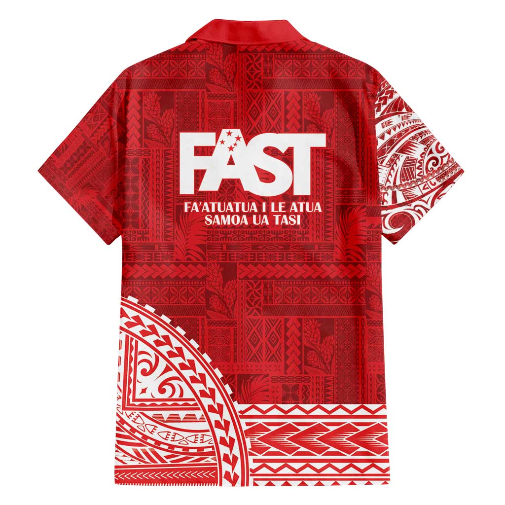 Samoa FAST Family Matching Puletasi and Hawaiian Shirt Samoan Motif Patterns - Polynesian Pride