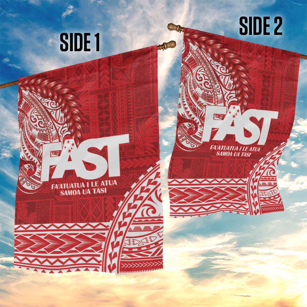 Samoa FAST Garden Flag Samoan Motif Patterns - Polynesian Pride