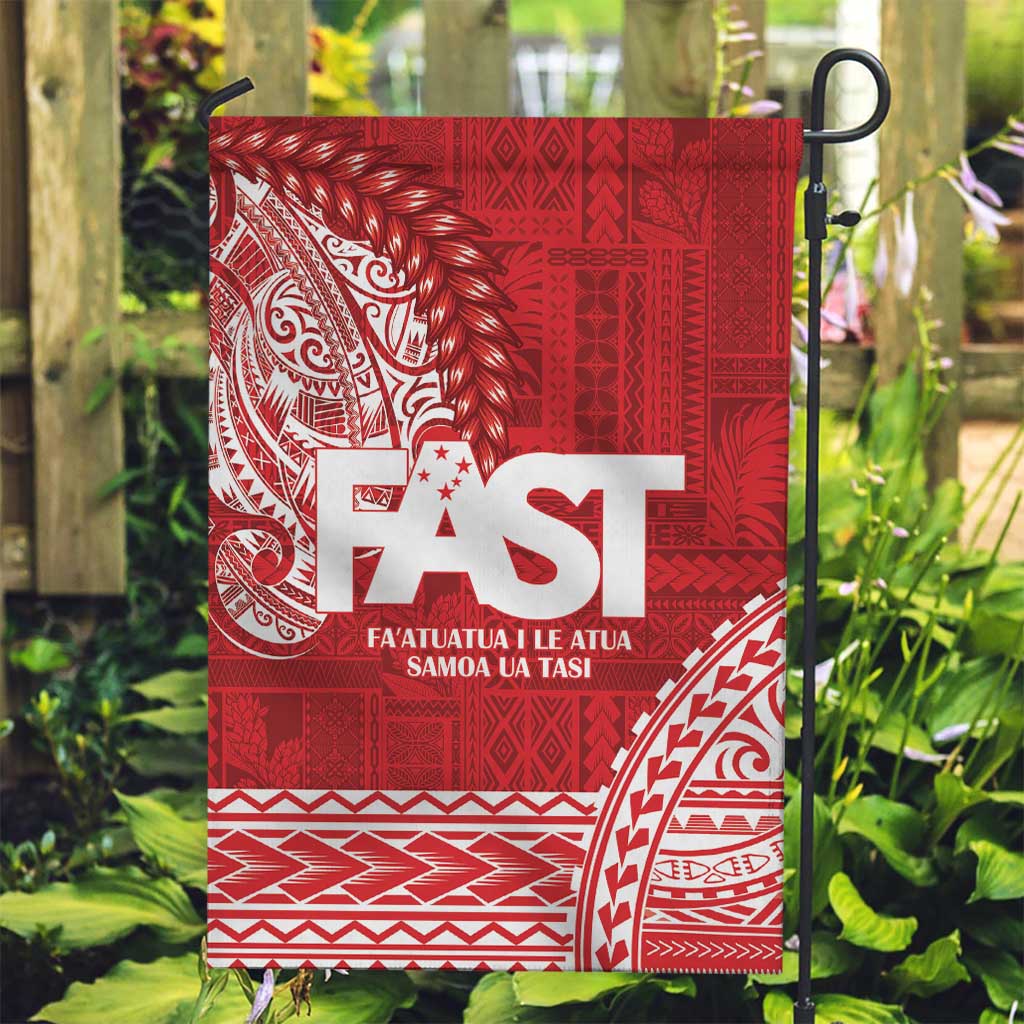 Samoa FAST Garden Flag Samoan Motif Patterns - Polynesian Pride