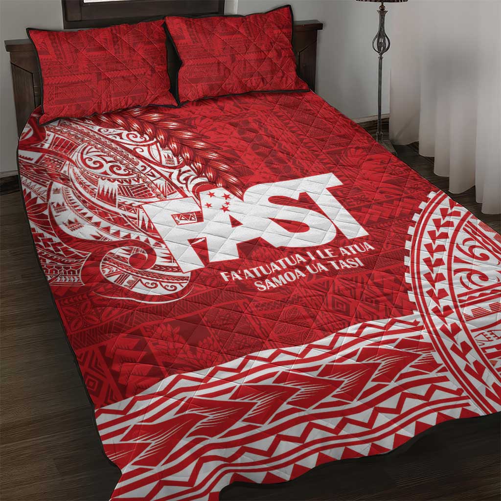 Samoa FAST Quilt Bed Set Samoan Motif Patterns - Polynesian Pride