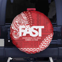 Samoa FAST Spare Tire Cover Samoan Motif Patterns - Polynesian Pride