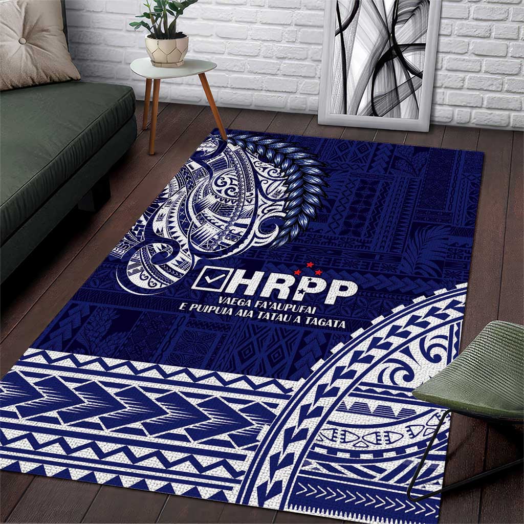 Samoa HRPP Area Rug Samoan Motif Patterns - Polynesian Pride