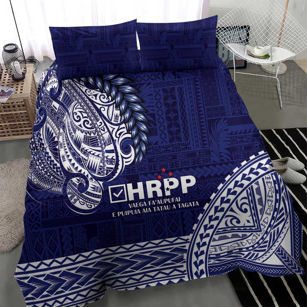 Samoa HRPP Bedding Set Samoan Motif Patterns - Polynesian Pride