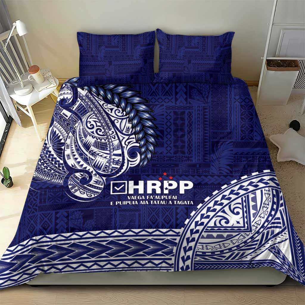 Samoa HRPP Bedding Set Samoan Motif Patterns - Polynesian Pride