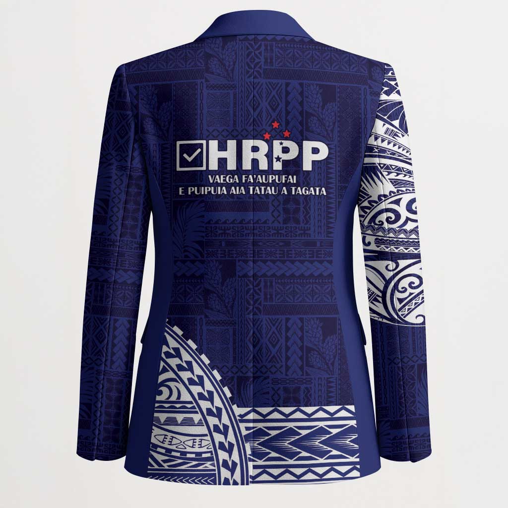 Samoa HRPP Blazer Samoan Motif Patterns - Polynesian Pride