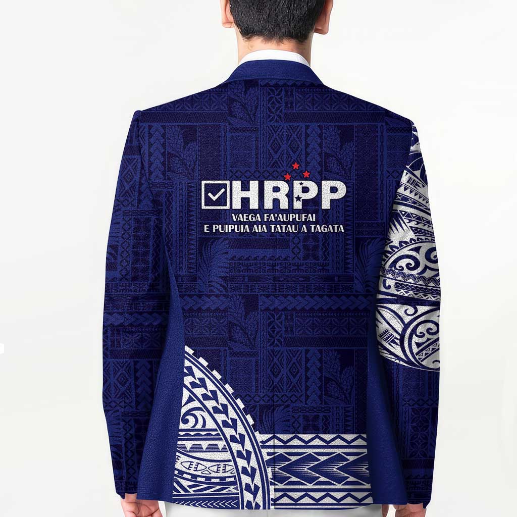Samoa HRPP Blazer Samoan Motif Patterns - Polynesian Pride