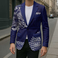 Samoa HRPP Blazer Samoan Motif Patterns - Polynesian Pride