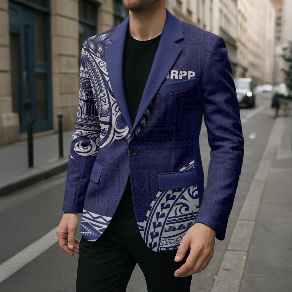 Samoa HRPP Blazer Samoan Motif Patterns - Polynesian Pride