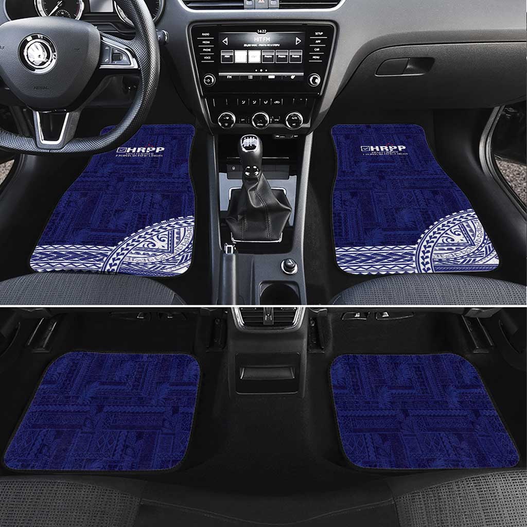 Samoa HRPP Car Mats Samoan Motif Patterns - Polynesian Pride