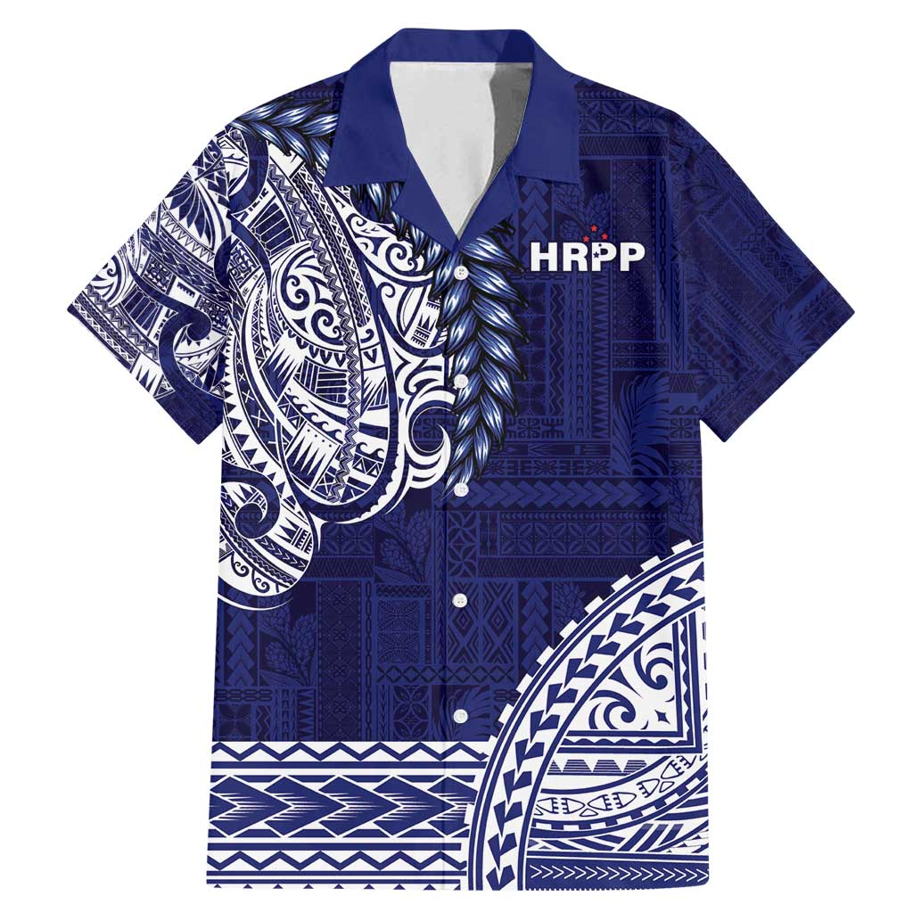 Samoa HRPP Family Matching Mermaid Dress and Hawaiian Shirt Samoan Motif Patterns - Polynesian Pride