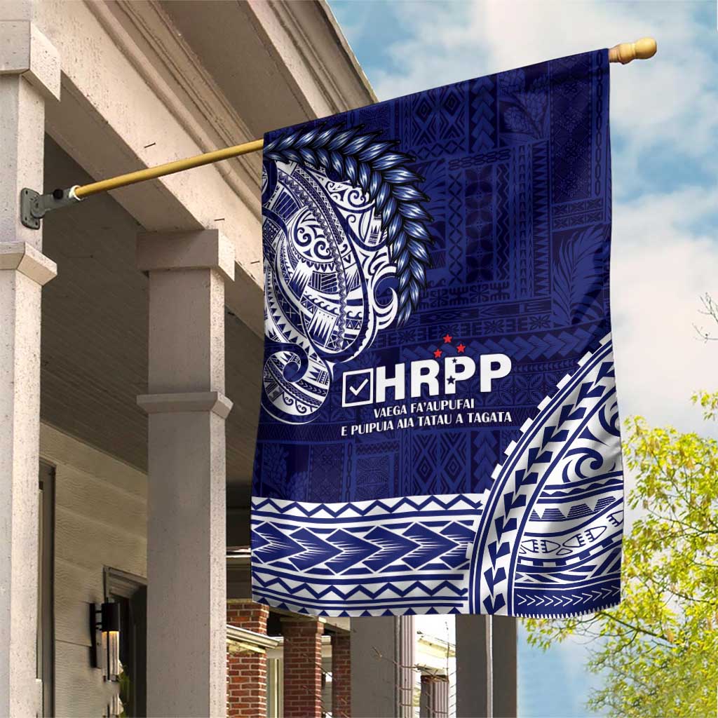 Samoa HRPP Garden Flag Samoan Motif Patterns - Polynesian Pride