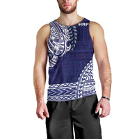 Samoa HRPP Men Tank Top Samoan Motif Patterns - Polynesian Pride