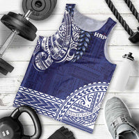 Samoa HRPP Men Tank Top Samoan Motif Patterns - Polynesian Pride