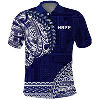 Samoa HRPP Polo Shirt Samoan Motif Patterns - Polynesian Pride
