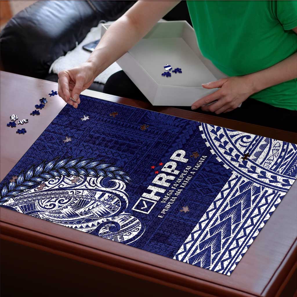 Samoa HRPP Puzzle Samoan Motif Patterns - Polynesian Pride