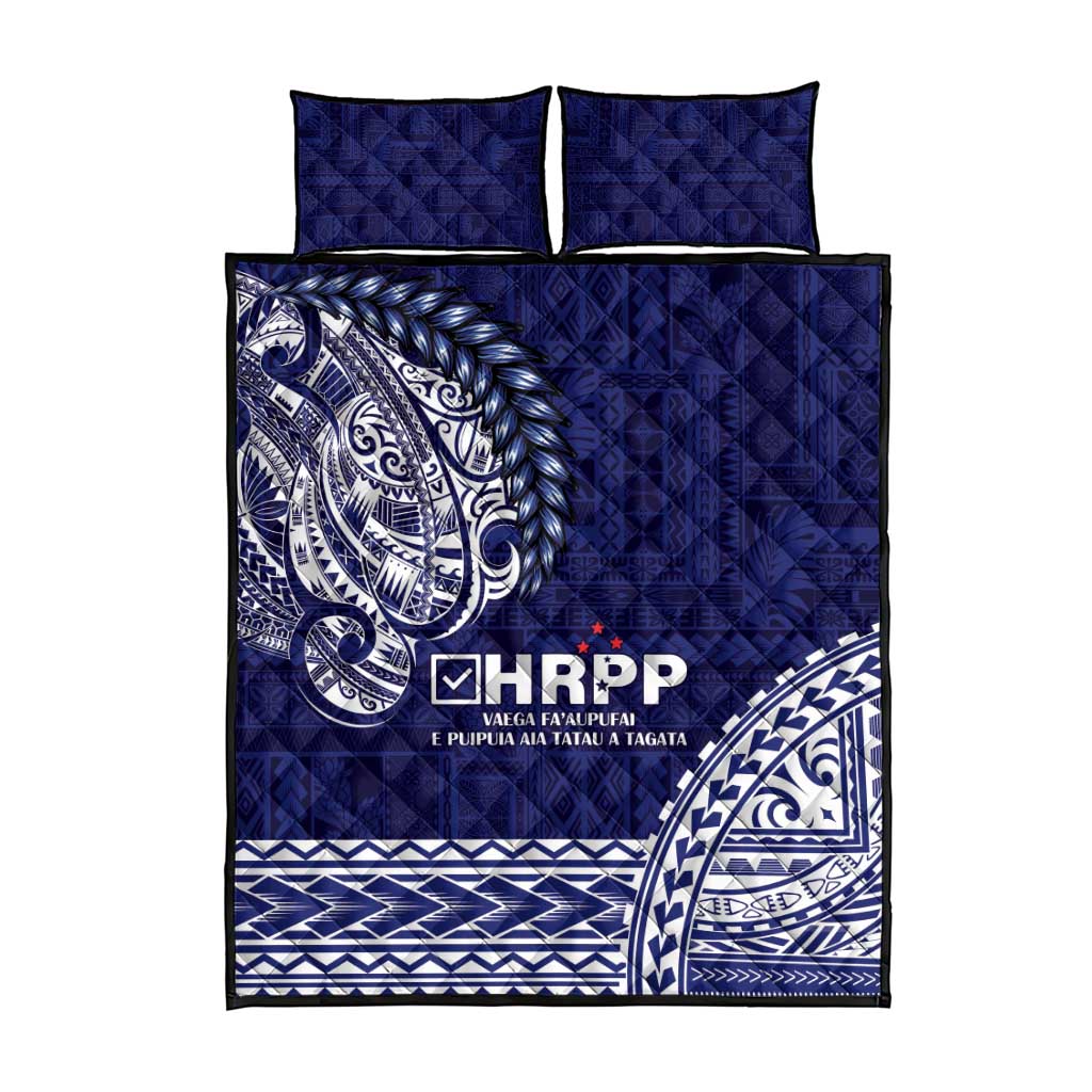 Samoa HRPP Quilt Bed Set Samoan Motif Patterns - Polynesian Pride
