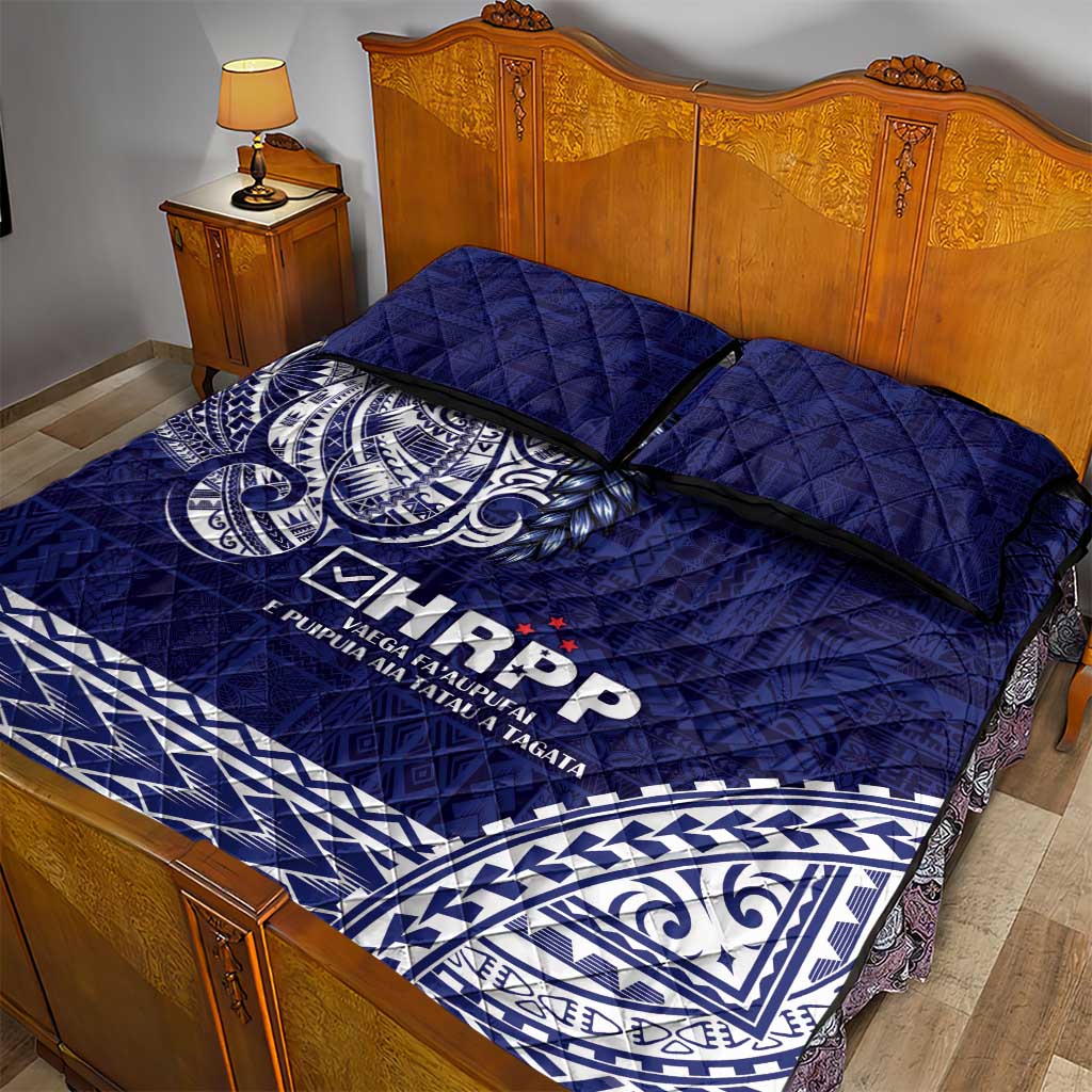 Samoa HRPP Quilt Bed Set Samoan Motif Patterns - Polynesian Pride