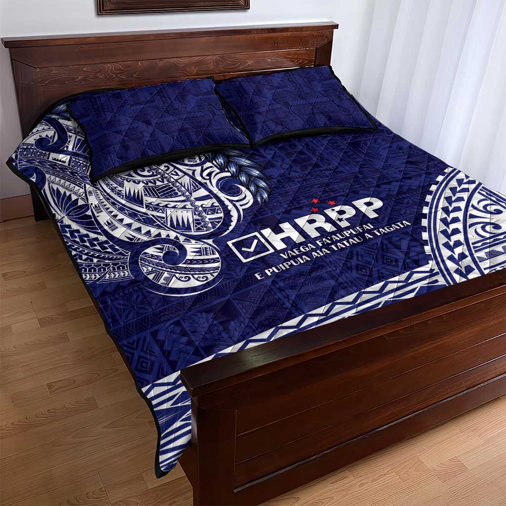 Samoa HRPP Quilt Bed Set Samoan Motif Patterns - Polynesian Pride