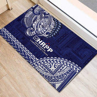 Samoa HRPP Rubber Doormat Samoan Motif Patterns - Polynesian Pride