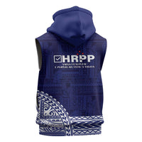 Samoa HRPP Sleeveless Zip Hoodie Samoan Motif Patterns - Polynesian Pride