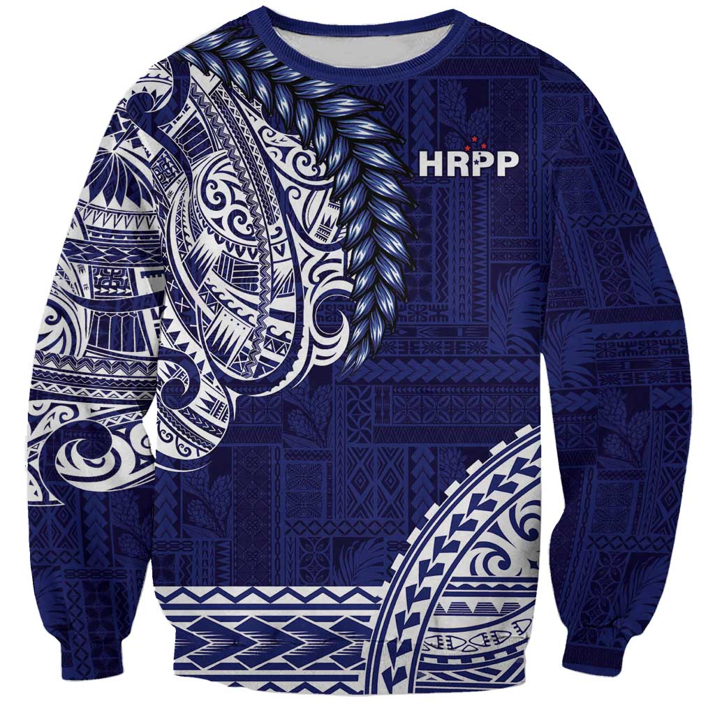 Samoa HRPP Sweatshirt Samoan Motif Patterns - Polynesian Pride