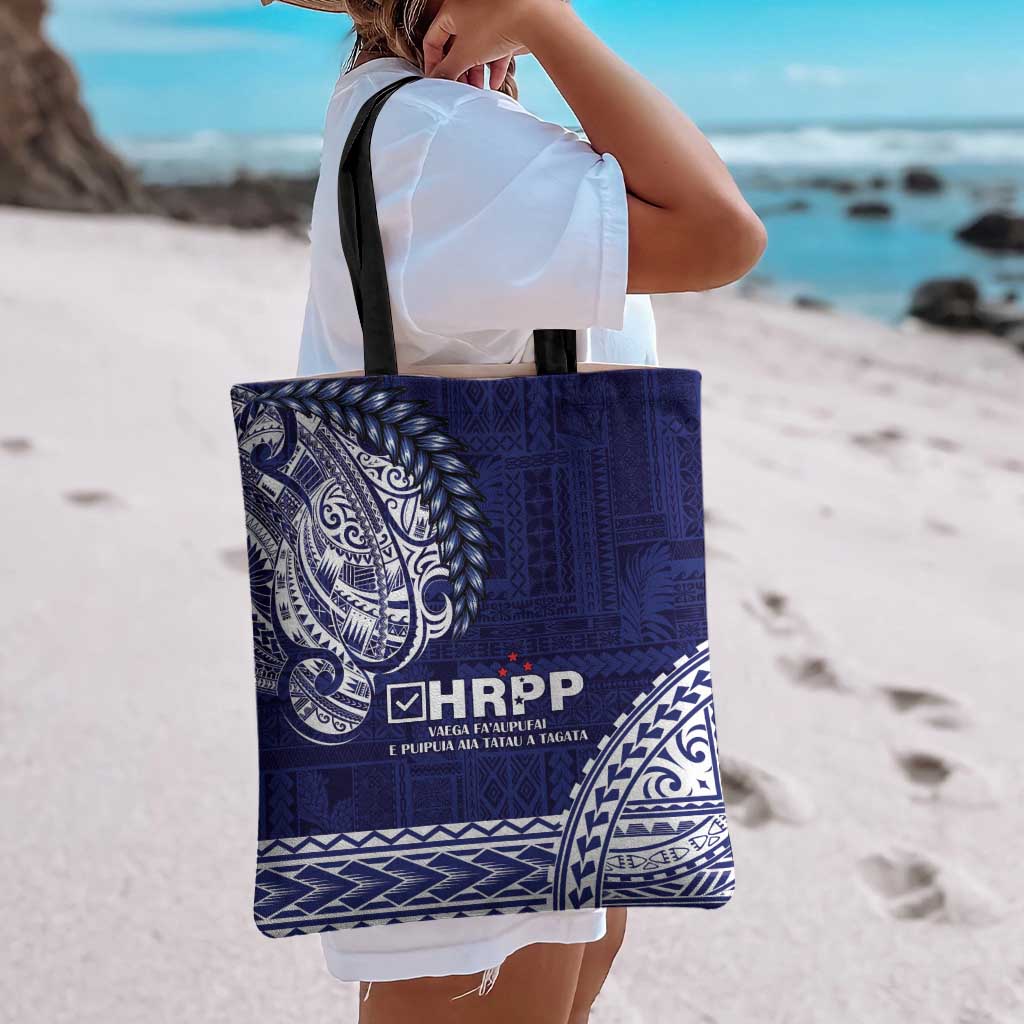 Samoa HRPP Tote Bag Samoan Motif Patterns - Polynesian Pride
