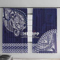 Samoa HRPP Window Curtain Samoan Motif Patterns - Polynesian Pride